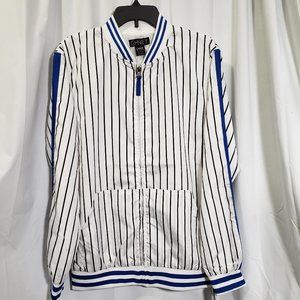 Men's Striped Nylon Windbreaker NWT